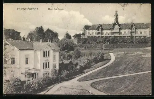 AK Friedrichroda, Blick zum Kurhaus