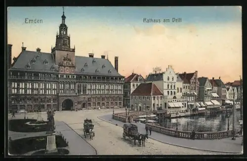 AK Emden, Rathaus am Delft