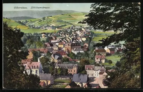 AK Olbernhau, Zöblitzerstrasse