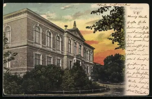 AK Osnabrück, Partie am Museum
