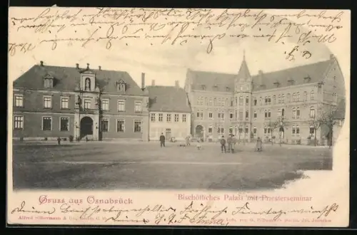 AK Osnabrück, Bischöfliches Palais mit Priesterseminar