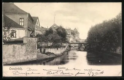 AK Osnabrück, Idylle am Kasetor