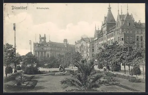 AK Düsseldorf, Wilhelmplatz