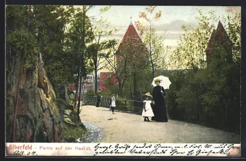 AK Elberfeld, Partie auf der Haardt