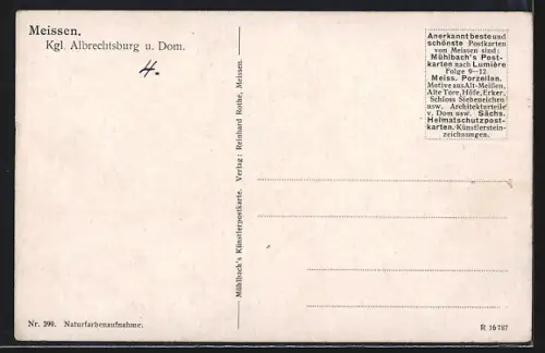 AK Meissen, Albrechtsburg und Dom