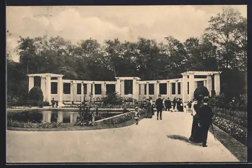 AK Berlin, Rosengarten im Tiergarten