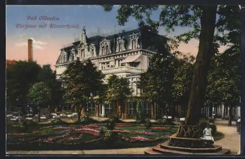 AK Bad Oldesloe, Kurhaus mit Konzertplatz