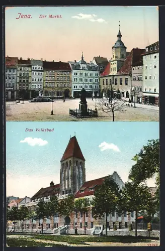 AK Jena, Der Markt, Das Volksbad