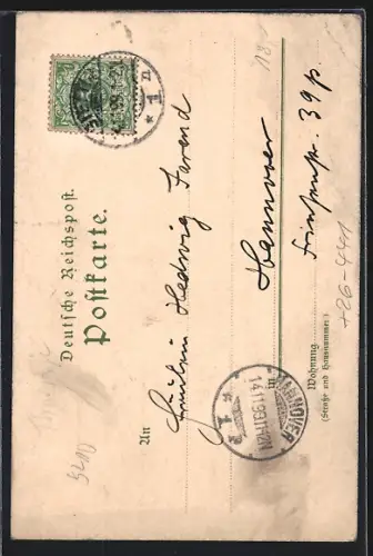 Künstler-AK Albert Stagura: Arnstadt, Strassenpartie im Ortskern