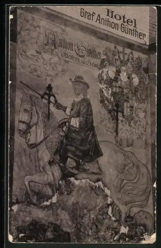 AK Oldenburg i. Gr., Graf Anthon Günther Hotel, Inh. Gustav Pape