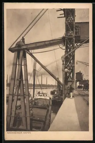 AK Mannheim, Mannheimer Hafen
