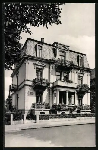 AK Bad Nauheim, Pension und Villa Monjé, Inh. A. Heide