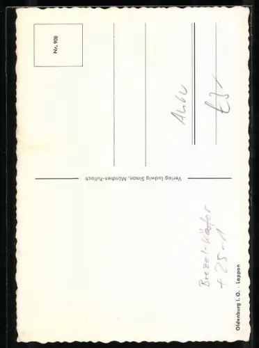 AK Oldenburg / Oldenburg, Lappan-Strasse mit Gasthaus Kaiserhof