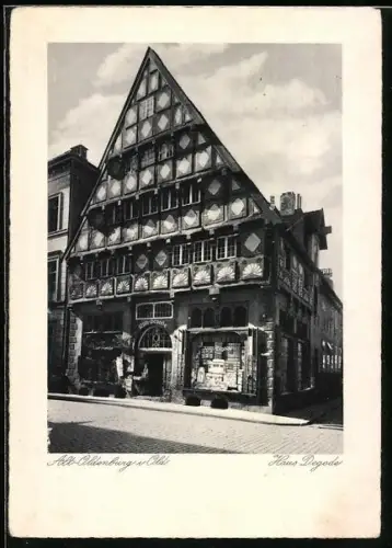 AK Alt-Oldenburg i. Old., Gasthaus Degode