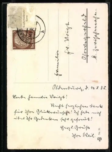 AK Alt-Oldenburg i. Old., Gasthaus Degode