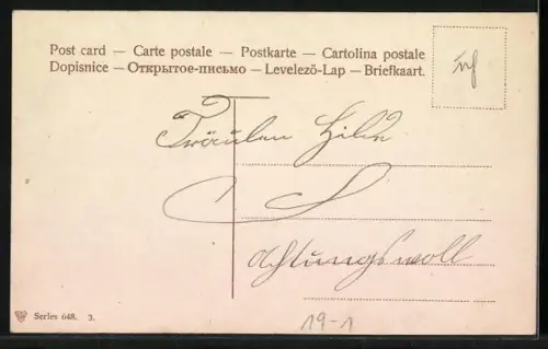 AK Reichskassenschein, Banknoten, 50 Mark zuvorderst, mit Moos und Pilzen