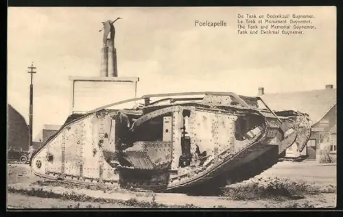 AK Poelcapelle, The Tank and Memorial Guynemer