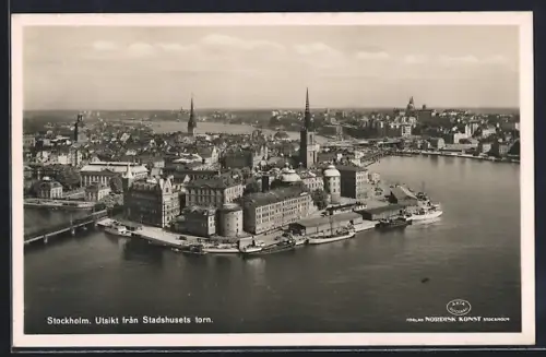 AK Stockholm, Utsikt fran Stadshusets torn