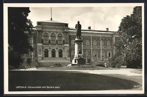 AK Uppsala, Universitetet och Geijers staty