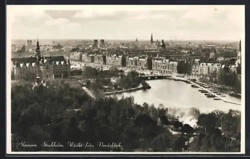 AK Stockholm, Skansen, Utsikt fran Bredablick