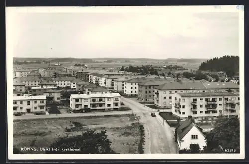 AK Köping, Utsikt fran kyrktornet