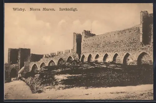 AK Wisby, Norra Muren, Invändigt