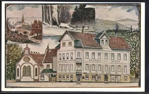 AK Oberursel, Gasthaus zum Bären, Bes. Carl Röder