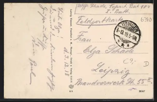 AK Usingen, Partie bei Kirche