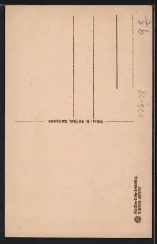 Steindruck-AK Wernigerode, Rathaus & Markt