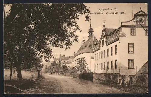 AK Boppard a. Rh., Caserne Longpont in der Mainzerstrasse