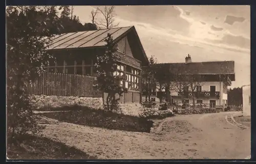 AK Reichenhall, Am Café-Restaurant Hallthurm