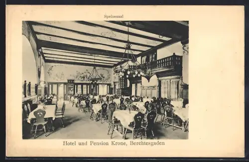 AK Berchtesgaden, Hotel und Pension Krone