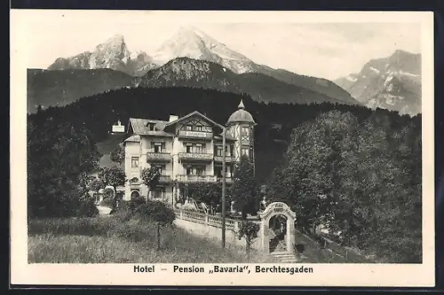 AK Berchtesgaden, Hotel-Pension Bavaria