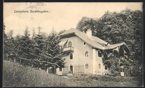 AK Berchtesgaden, Blick zum Lehrerheim