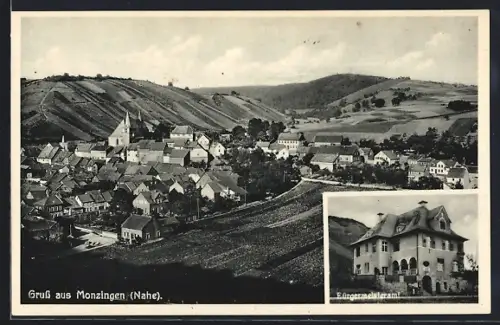 AK Monzingen / Nahe, Bürgermeisteramt, Totalansicht