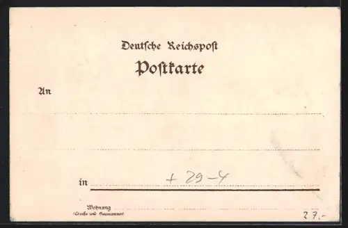 Holzbrand-Imitations-AK Braunschweig, Burg Dankwarderode, Vorderseite