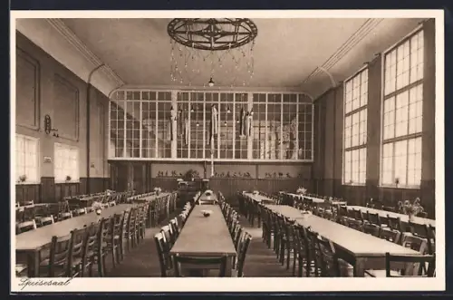 AK Nordholz /Lehe, Kinder-Erholungsheim vom Deutschen Roten Kreuz, Speisesaal
