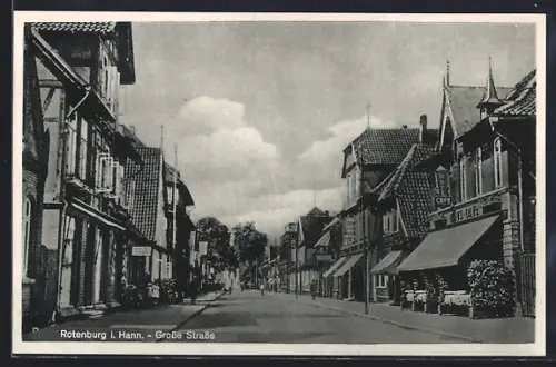 AK Rotenburg i. Hann., Grosse Strasse