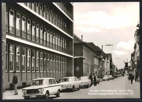 AK Norden /Ostfriesland, Neuer Weg, Verwaltungsgebäude Doornkaat AG