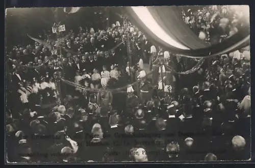 AK München, Feier der Grundsteinlegung zum Deutschen Museum 1906