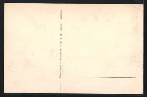 AK Leipzig, Löwenjagd im Autobus, Löwe im Hotel Blücher, Portrait Felix Schellenberger