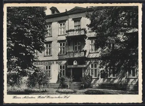 AK Hann. Münden, Hotel Hessischer Hof