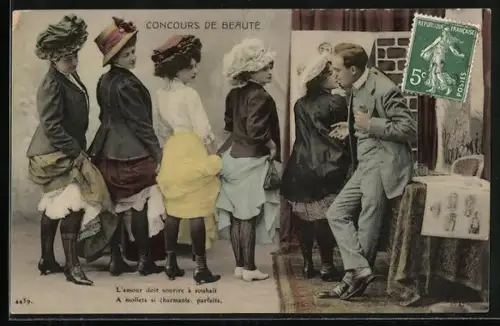 AK Concours de Beauté, Frauen bei einem Schönheitswettbewerb