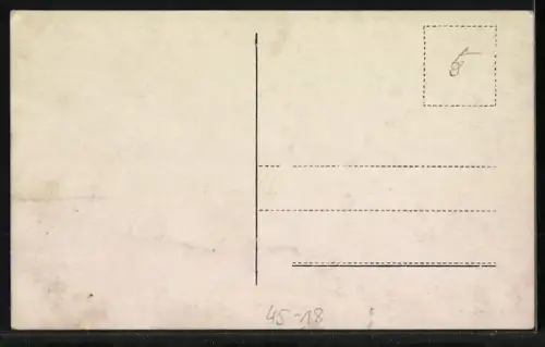 Foto-AK Familie im Ruderboot am Ufer
