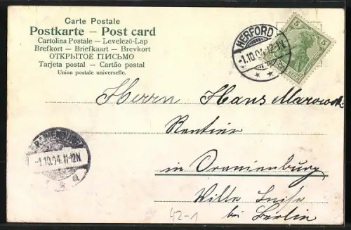 AK Zwei Schützen geben sich die Hand, Schützenfest