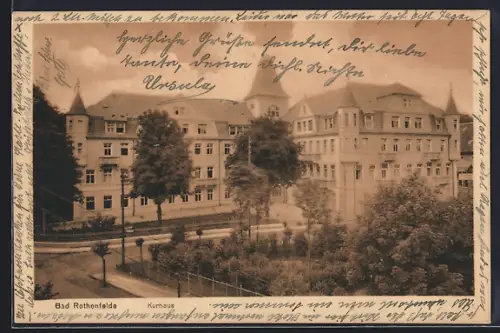 AK Bad Rothenfelde, Blick auf das Kurhaus