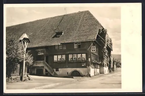 AK Unterglottertal, Gasthaus zum Engel von Josef Strecker