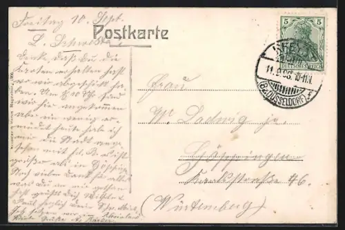 AK Rheydt, Partie im Kaiserpark