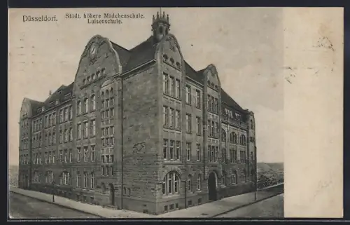 AK Düsseldorf, Städtische höhere Mädchenschule Luisenschule