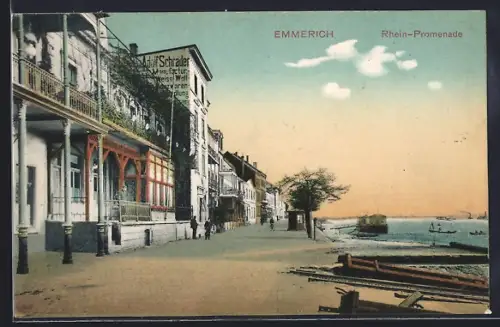 AK Emmerich, Rhein-Promenade